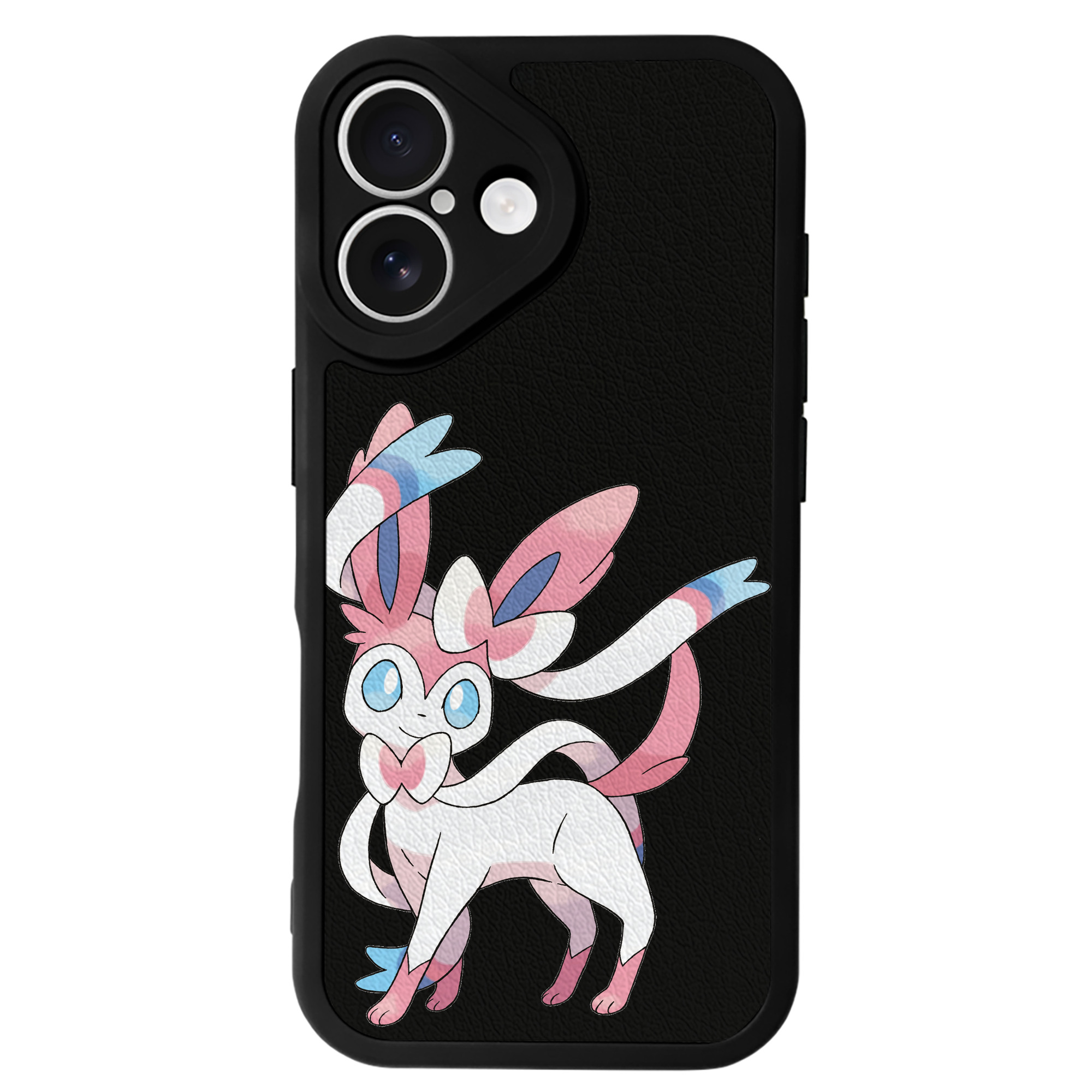 （画像用） ポケットモンスター Pokémon 【iPhone 16シリーズ対応】シリコンスマホケース（レザー調） 材質：シリコン
